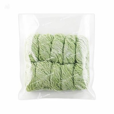 มัมปูกุ บะหมี่ไข่พิเศษผักโขม เส้นกลม 500 กรัม