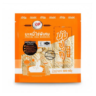 มัมปูกุ บะหมี่ไข่พิเศษ เส้นกลม 500 กรัม