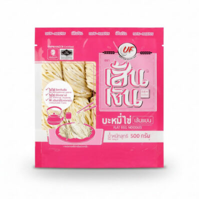 เส้นเงิน บะหมี่ไข่เส้นแบน 500 กรัม