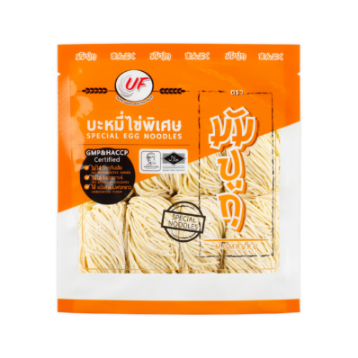 มัมปูกุ บะหมี่ไข่พิเศษ เส้นกลม 400 กรัม